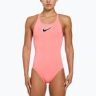 Women's one-piece swimsuit Nike Hydrastrong 3D Swoosh Fastback hot punch