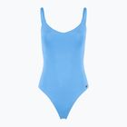 Women's one-piece swimsuit Nike Essential V-Neck university blue