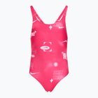 Children's one-piece swimsuit Nike Hydrastrong Fastback rush pink