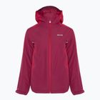 Children's REGATTA Hurdle V berry pink/pink potion rain jacket