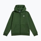 Children's sweatshirt New Balance Brush Back Small Logo Full Zip Hoodie dark alpine green