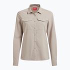 Women's Craghoppers NosiLife Pro Long Sleeved Shirt III soft mushroom trekking shirt