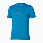Men's running shirt Mizuno Core Runbird Short Sleeve Tee blue jewel