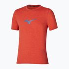 Men's running shirt Mizuno Core Runbird Short Sleeve Tee orange
