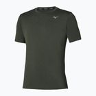 Men's running shirt Mizuno Core Impulse Short Sleeve Tee forest night