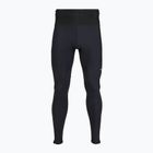 Men's running leggings Mizuno multi pocket long tight Black