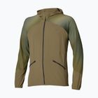 Men's running jacket Mizuno Active Alpha Hooded Jacket martini olive