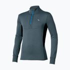 Men's running sweatshirt Mizuno Active Warmalite Half Zip Long Sleeve Top dark slate