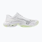 Women's volleyball shoes Mizuno Wave Lightning Elite white/balsam green/ambrosia