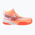 Volleyball shoes Mizuno Neo Jump Mid flamingo coral/lava orange/white