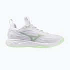 Women's volleyball shoes Mizuno Wave Luminous Elite white/aqua gray/ambrosia