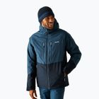 Men's rain jacket REGATTA Highton Stretch Padded moonlight denim/navy