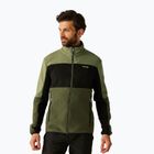 Men's fleece sweatshirt REGATTA Ormont oil green/black/olive night