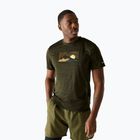 Men's trekking T-shirt REGATTA Fingal dark khaki marl