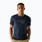 Men's T-shirt REGATTA ClineIX navy mountain lines