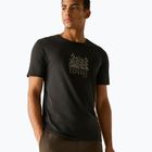 Men's T-shirt REGATTA ClineIX black explore forest