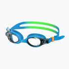 Children's swim goggles Speedo Skoogles azure blue/fluro green/fluro orange/clear