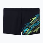 Men's swim boxer trunks Speedo Medley Logo Aquashort anthracite/hyper teal