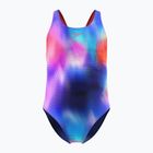 Children's one-piece swimsuit Speedo Allover Print Leaderback post it pink