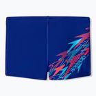 Boys' swim boxers Speedo Medley Logo Aquashort night watch/Hhyper teal