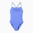 Women's one-piece swimming costume Speedo Endurance+ Logo Thin Strap moonlight lavender