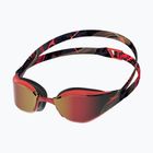 Swimming goggles Speedo Fastskin Hyper Elite Mirror autumn red/smoke/crimson royal