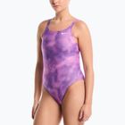 Ladies' one-piece swimsuit Nike Hydrastrong Multi Pr light magenta