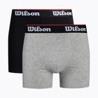 Wilson men's 2-Pack boxer shorts black, grey W875H-270M