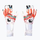 RG Aversa 21/22 goalkeeper's gloves white and orange AVE2108