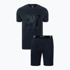 Men's pajamas CR7 Pyjama Short dark grey melange