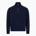 Men's sweater Dovre Ribbed Knit Half Zip navy