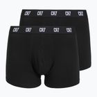 Men's boxers CR7 Fashion Trunk 2 pack black