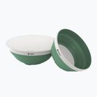 Outwell Collaps Bowl And Colander Set green and white 651114 cookware