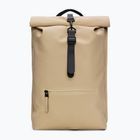 Urban backpack Rains Rucksack Rolltop 13 + 4 l sand