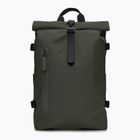 Urban backpack Rains Rolltop Rucksack Large 23 l green