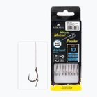 Mikado methode leader with needle 8pc barbless hook brown HMFB213I