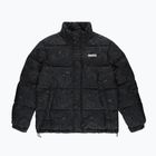 Men's PROSTO Puff Pattern down jacket black KL222MOUT1052