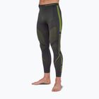 Men's thermal trousers Brubeck Dry graphite/lime