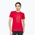 Women's thermal T-shirt Brubeck Outdoor Wool Pro raspberry
