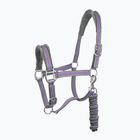 Horse halter with tether York Calipso purple 3290802
