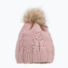 Women's winter cap with chimney Horsenjoy Mirella pink 2120501