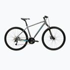 Cross bike KROSS Evado 3.0 grey/sea blue/shine