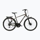 Men's trekking bike KROSS Trans 4.0 brown/silver/shine