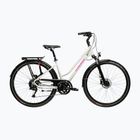 Women's trekking bike KROSS Trans 5.0 W grey/pink/shine