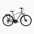 Men's trekking bike KROSS Trans 4.0 grey/black/matte