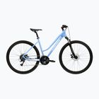 Women's cross bike KROSS Evado 3.0 W blue/white/shine
