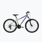 Women's mountain bike KROSS Lea X100 purple/silver/mat