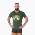 Men's Brubeck Outdoor Merino Wool Pro thermal T-shirt dark green/wild 2