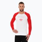 Men's thermal active sweatshirt Brubeck 3D Husar Pro white/red