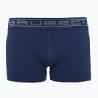 Men's thermal boxer briefs Brubeck Comfort Cotton bluee indygo
